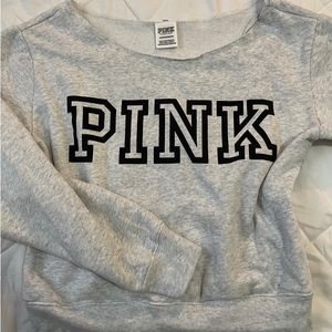 pink victoria secret crewneck
